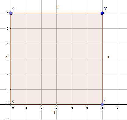 Square OABC is drawn on a centimetre grid. O is(0,0) A is(3,0) B is(3,3) C is(0,3). Write down how m