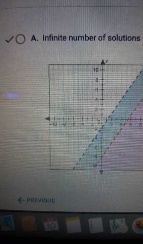On a piece of paper,graph this system of inequalities then determine which answer choice matches the