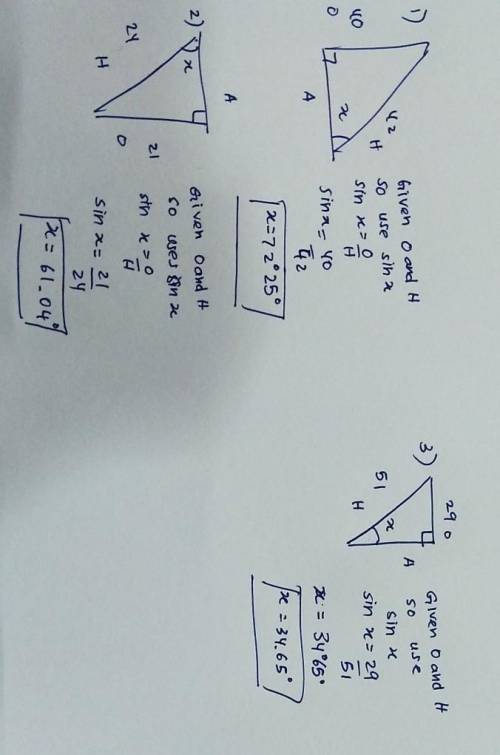 Find the measure of the indicated angle to the nearest degree. Part 1
