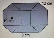 What is the volume of the prism? 1080 cm 2700 cm 3240 cm 6480 cm