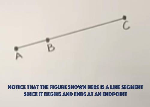 What is the definition for a line segment