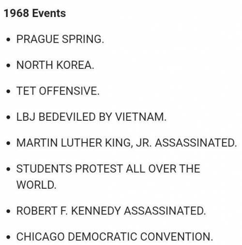 What events made 1968 revolutionary?