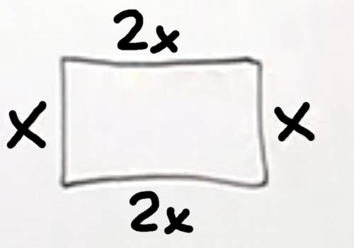 The perimeter of a rectangle is 60. The length is twice the width. Find the length and width.
