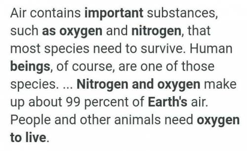 Are nitrogen and oxygen equally important for all the living beings on earth? Do you agree? Please h