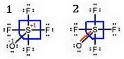Given that S is the central atom, draw a Lewis structure of OSF4 in which the formal charges of all