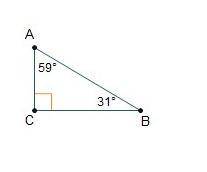 What is the relationship between angles A and B? They are congruent. They are complementary. They ar