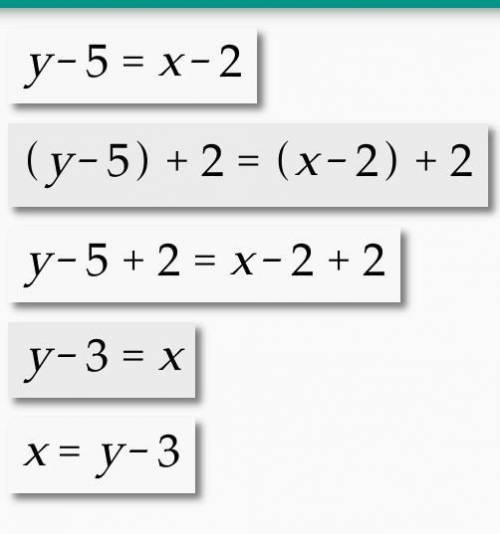 Choose a linear function for the line represented by the point-slope equation y – 5 = 3(x – 2).