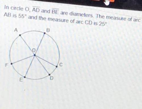 What is the measure of EAC?

In circle O, AD and BE are diameters. The measure of arc
AB is 55° and