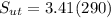 S_{ut} = 3.41 (290)