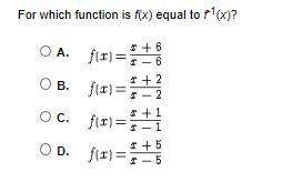Plato:  can somebody me;  for which function is f(x) equal to f-1(x)?