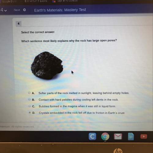 “earth and science 2” why do the rock has large open pores