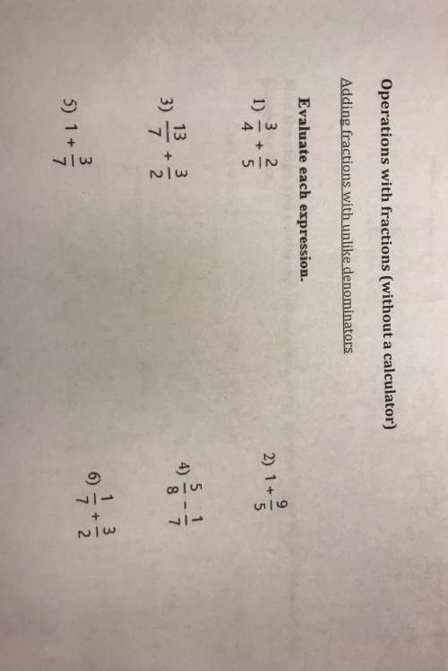 Operations with fractions ! questions attached