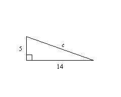 Find the length of the missing side. if necessary, round to the nearest tenth