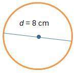 Which statements are true about the circle shown below? select two options. the diamete