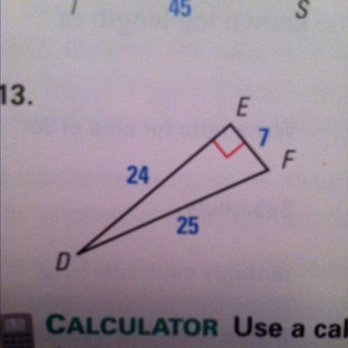 Find the sine, the cosine, and the tangent of the acute angles of the triangle. how to solve this?