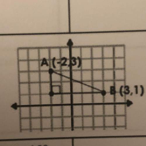 Use the pythagorean theorem to find the distance between the two points anb round your answer to the