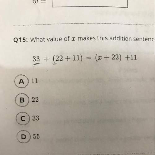 What value of x makes this addition sentence true?