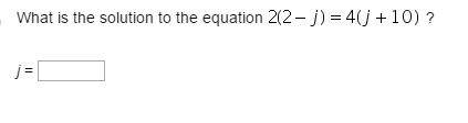 Solve for j. question in the attachment