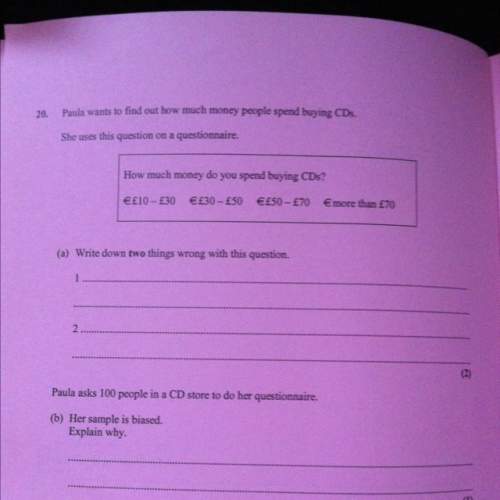 2things wrong with the questionnaire? and..