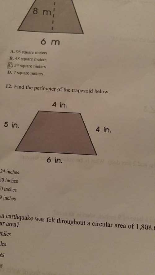 What is the perimeter of the trapezoid