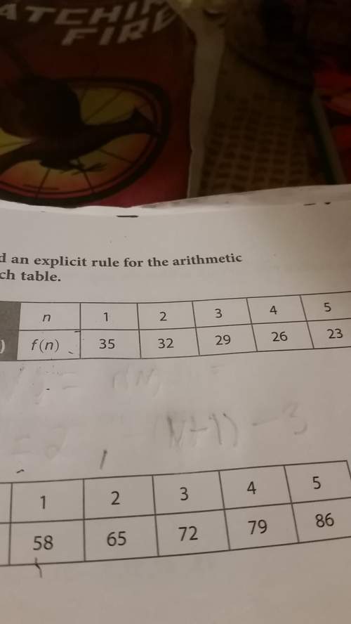 Write a recursive rule and an explicit rule for the arithmetic sequence