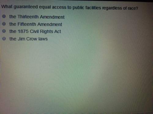 What guaranteed equal access to public facilities regardless of race?