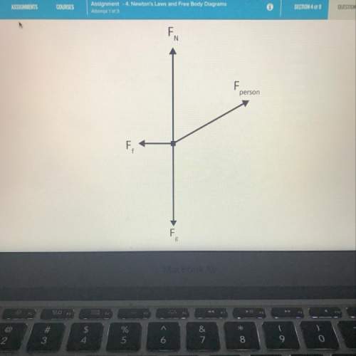 According to the diagram shown below, the object is:  a. moving at a constant spe