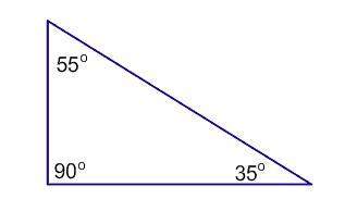 Classify the following triangle based on its angle measures. a. obtuse b. ac