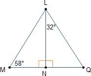 Is mnl ≅ qnl? why or why not?  a. yes, they are congruent by either asa or aas. b. yes,