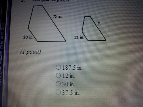 The pair of polygons is similar. find the value of x. answer on picture