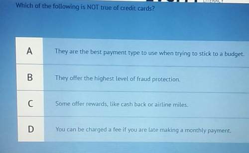 Wich of the following is not true of credit cards?