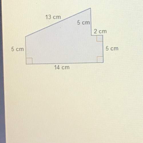 What is the area of the composite figure?  a. 70 cm^2 b. 100 cm^2 c. 105 cm^2