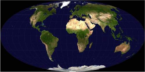 The map above uses a particular projection to display the world’s continents. which of the following