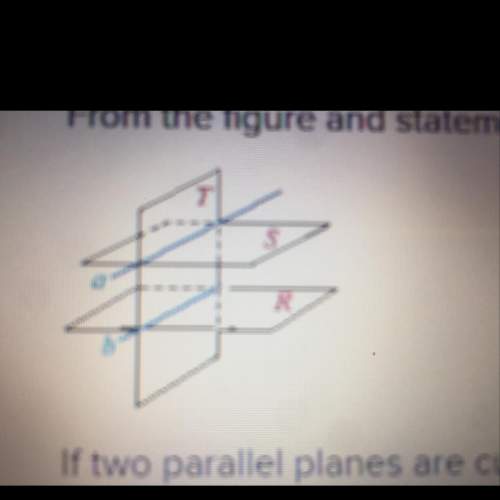 From the figure and statement provided, select the proper to prove statement if two parallel p