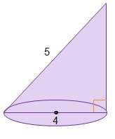 What is the volume of the cone? use π ≈ 3.14. 12.56 cubic units 18.84 cubic units