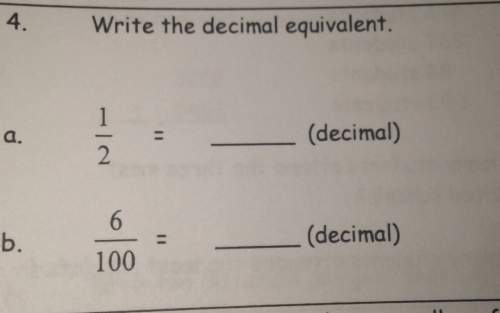 Write the decimal equivalent.(decimal)(decimal)100