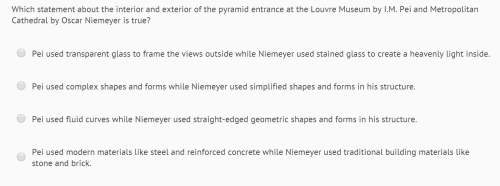 99 points, answer!  which statement about the interior and exterior of the pyramid entr