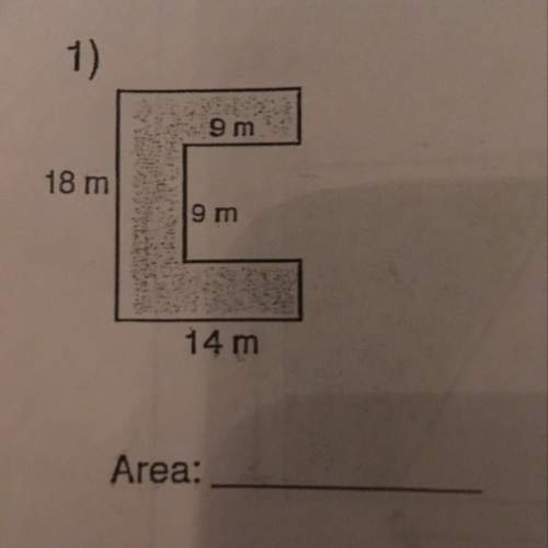 Find the areas round your answer to one decimal place