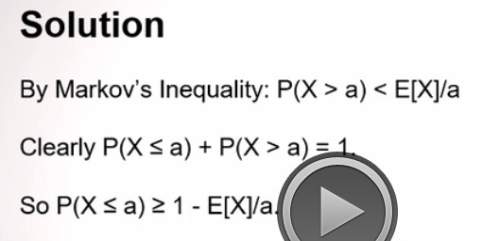 Me understand this discrete math concept. how does p(x&lt; = a) + p(x &gt; a) = 1 becomes [p(