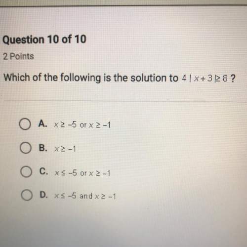 Which of the following is a solution  answer asap