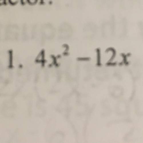 What is the answer to this question? it says i have to factor it