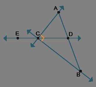 Use the diagram to identify the special angle pairs. ADC and BDC are . A pair of complementary angle