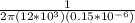 \frac{1}{2\pi (12*10^3)(0.15*10^{-6} )}