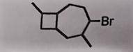 A correct name for the following compound is:.a) 4-bromo-3,8-dimethylbicyclo[5.2.2]nonane b) 3,8-dim