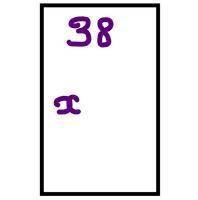 The width of a rectangle is 38 centimeters. The perimeter is at least 692 centimeters. Write an ineq