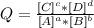 Q=\frac{[C]^{c} *[D]^{d} }{[A]^{a}*[B]^{b}  }