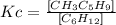 Kc=\frac{[CH_3C_5H_9]}{[C_6H_{12} ]}