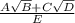 \frac{A\sqrt{B} + C\sqrt{D}}{E}