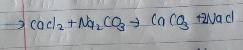 Balance the following equation. Choose blank if no coefficient other than 1 is needed. CaCl2 + Na2