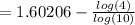 = 1.60206 - \frac{log(4)}{log(10)}